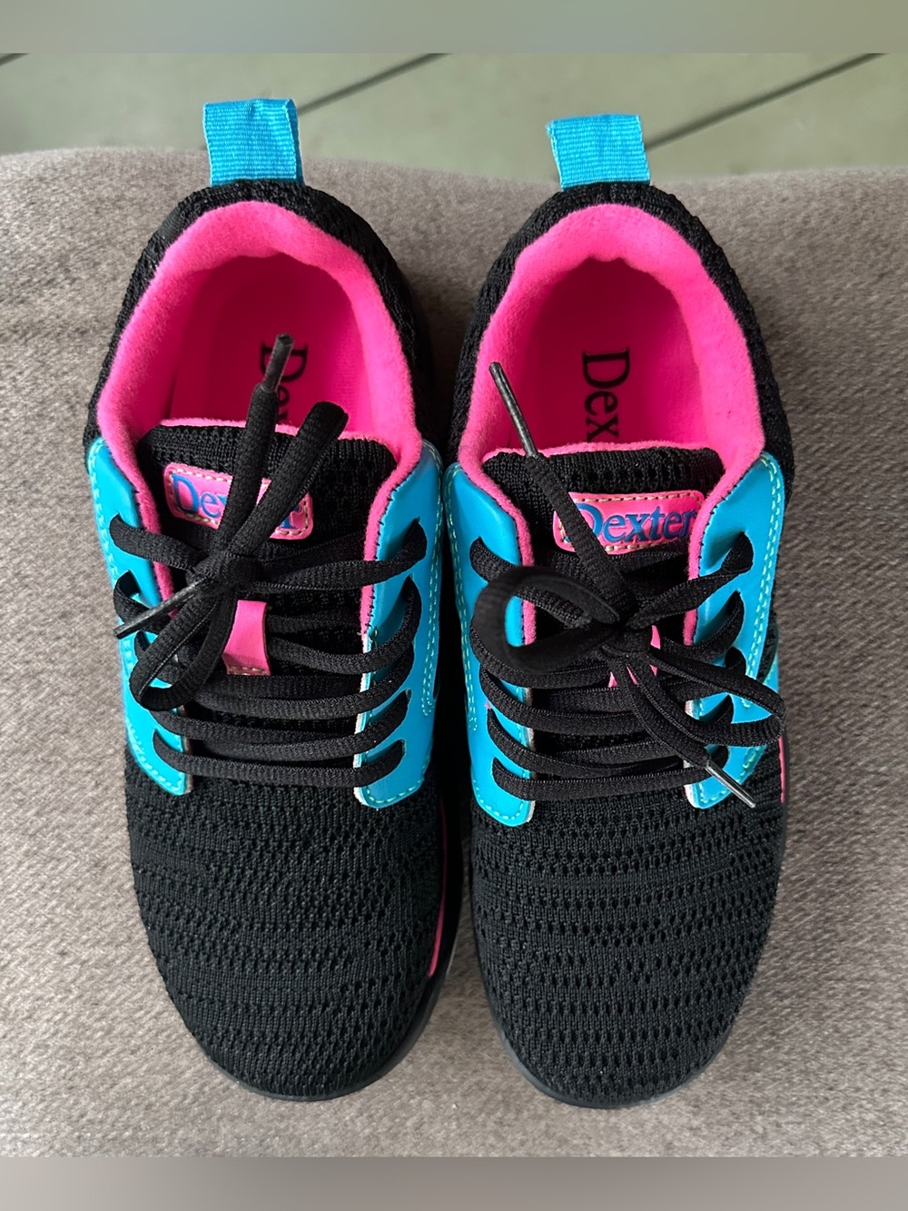 Bowling Shoes Size 5*Dexter Raquel LX*Black, Pink and Teal Accents*New
